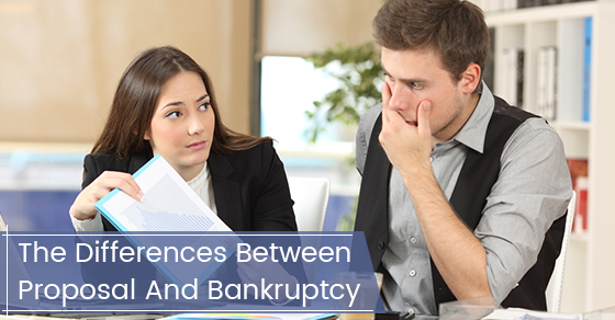 The Differences Between Proposal And Bankruptcy