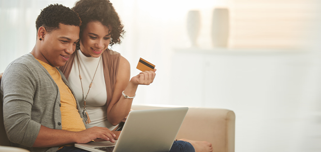 Buying online with a credit card